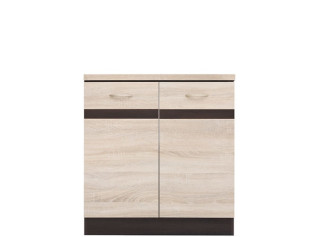 JUNONA LINE dub sonoma D2D-80/82, dolná skrinka v šírke 80 cm