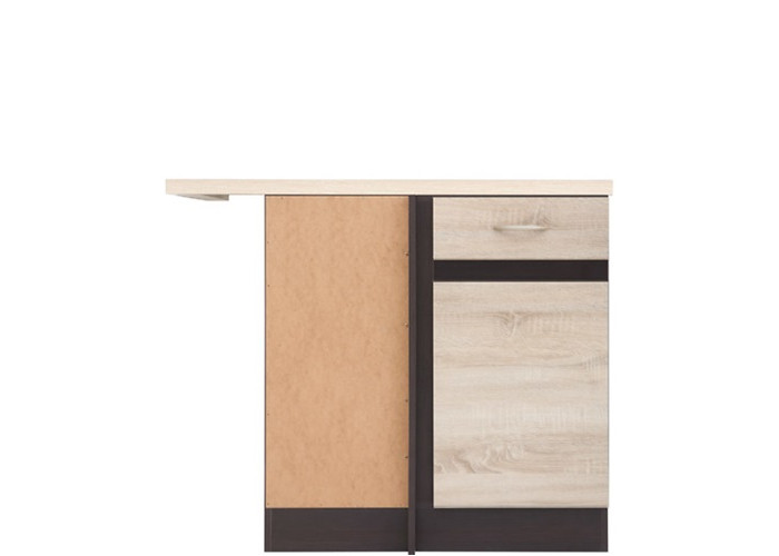 JUNONA LINE dub sonoma DNW-100/82L, dolná rohová skrinka v šírke 100 cm, ľavá JUNONA LINE dub sonoma DNW-100/82L, dolná rohová skrinka v šírke 100 cm, ľavá