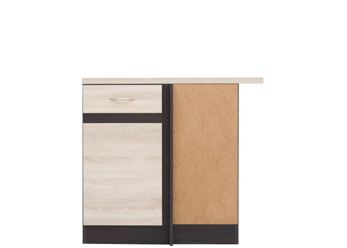 JUNONA LINE dub sonoma DNW-100/82P, dolná rohová skrinka v šírke 100 cm, pravá JUNONA LINE dub sonoma DNW-100/82P, dolná rohová skrinka v šírke 100 cm, pravá