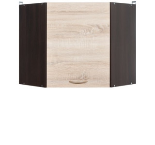 JUNONA LINE dub sonoma GNWU/57, horná rohová skrinka v šírke 60x60 cm a výške 57 cm