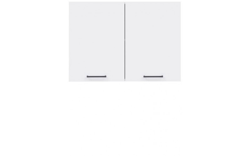 JUNONA LINE biely lesk G2D-80/57, horná skrinka v šírke 80 cm a výške 57 cm