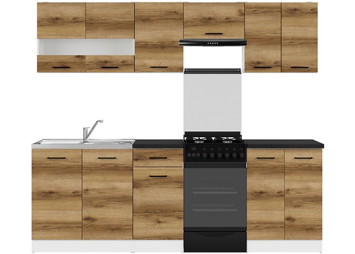 JUNONA LINE delano svetlé 180/230 cm, kuchynský komplet