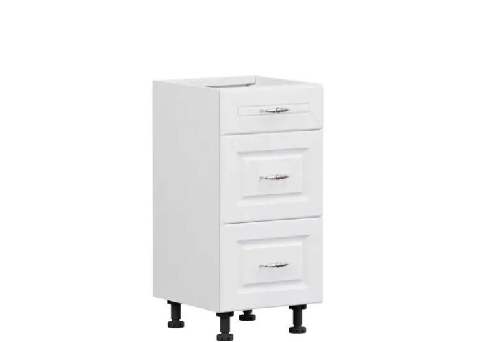 OLDER biely canadian D3S40, dolná zásuvková skrinka v šírke 40 cm