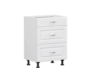 OLDER biely canadian D3S60, dolná zásuvková skrinka v šírke 60 cm