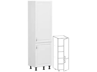 OLDER biely canadian D60/207, vysoká skrinka v šírke 60 cm a výške 207 cm