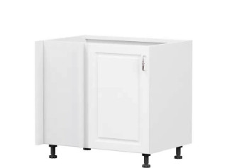 OLDER biely canadian DNW105L, dolná skrinka určená do rohu v šírke 105 cm