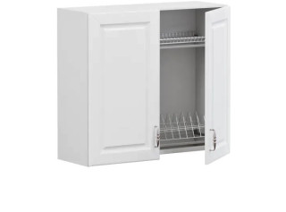 OLDER biely canadian GC80/72, horná skrinka s odkvapkávačom v šírke 80 cm