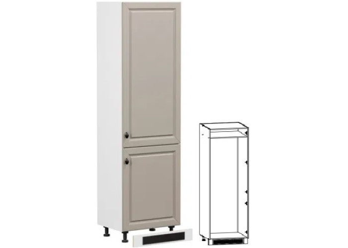 OLDER dub truffle DL60/207, skrinka na vstavanú chladničku v šírke 60 cm a výške 207 cm