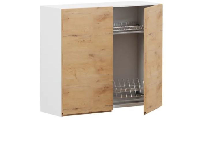 SOLE dub arlington GC80/72, horná skrinka s odkvapkávačom v šírke 80 cm SOLE dub arlington GC80/72, horná skrinka s odkvapkávačom v šírke 80 cm