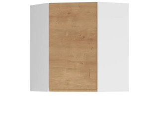 SOLE dub arlington GNWU60/72, horná rohová skrinka v šírke 60 x 60 cm