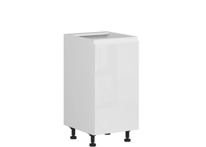 SOLE biely lesk D40, dolná skrinka v šírke 40 cm