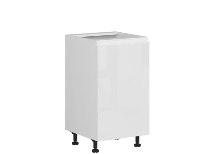 SOLE biely lesk D45, dolná skrinka v šírke 45 cm