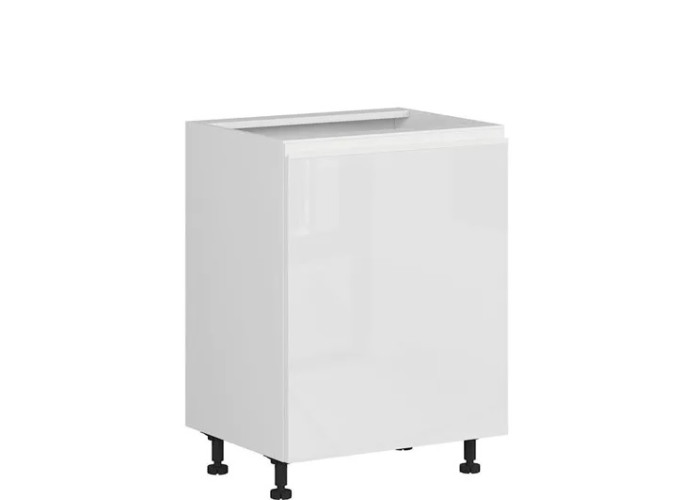 SOLE biely lesk D60, dolná skrinka v šírke 60 cm