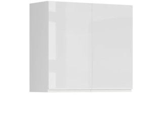 SOLE biely lesk G80/72, horná skrinka v šírke 80 cm