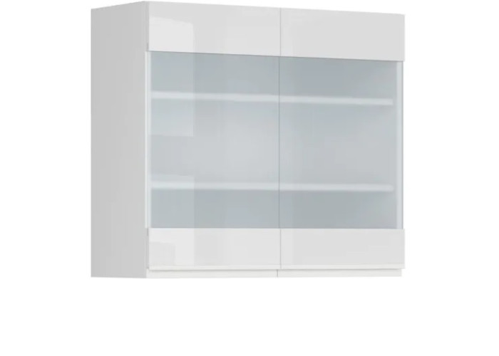 SOLE biely lesk G80/72-LVPV, horná skrinka v šírke 80 cm SOLE biely lesk G80/72-LVPV, horná skrinka v šírke 80 cm