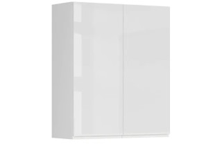 SOLE biely lesk G80/95, horná skrinka v šírke 80 cm a výške 95 cm