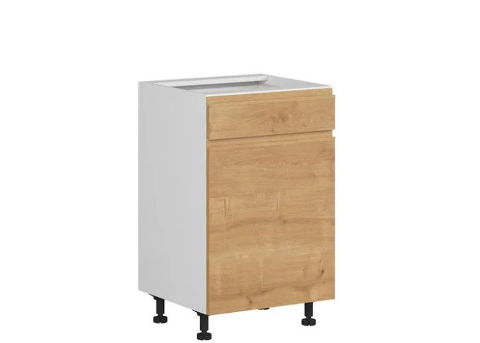 SOLE dub arlington D1S50, dolná skrinka so zásuvkou v šírke 50 cm SOLE dub arlington D1S50, dolná skrinka so zásuvkou v šírke 50 cm