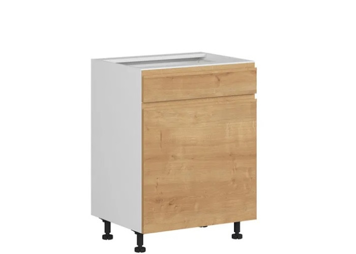 SOLE dub arlington D1S60, dolná skrinka so zásuvkou v šírke 60 cm