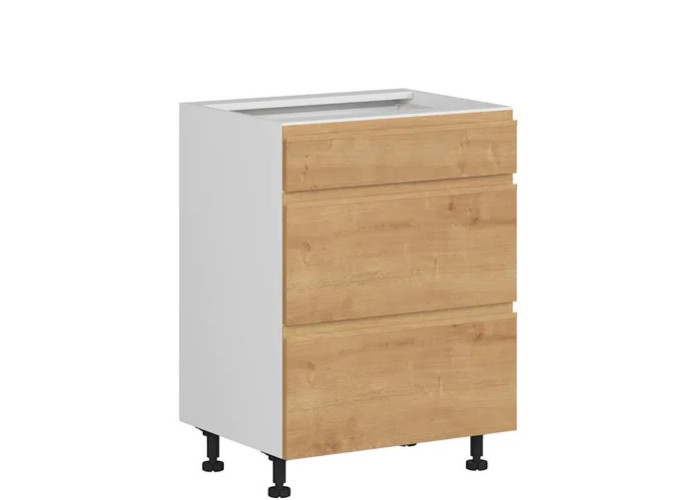 SOLE dub arlington D3S60, dolná zásuvková skrinka v šírke 60 cm