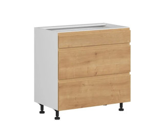 SOLE dub arlington D3S80, dolná zásuvková skrinka v šírke 80 cm