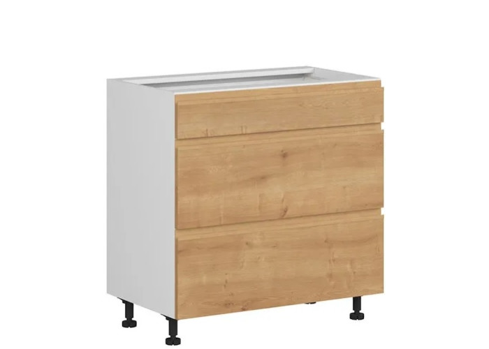 SOLE dub arlington D3S80, dolná zásuvková skrinka v šírke 80 cm