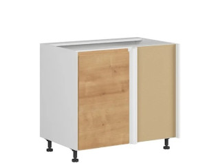 SOLE dub arlington DNW105P, dolná skrinka určená do rohu v šírke 105 cm