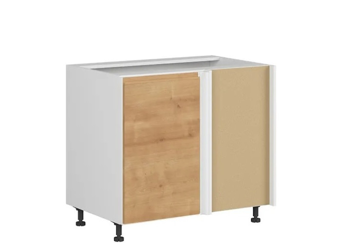 SOLE dub arlington DNW105P, dolná skrinka určená do rohu v šírke 105 cm SOLE dub arlington DNW105P, dolná skrinka určená do rohu v šírke 105 cm