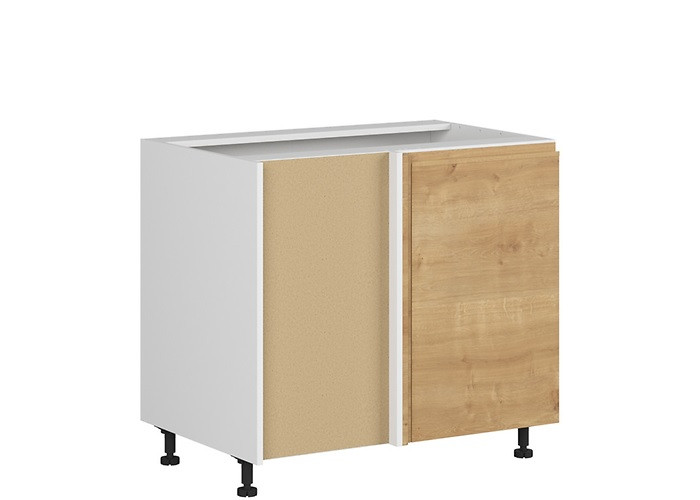 SOLE dub arlington DNW105L, dolná skrinka určená do rohu v šírke 105 cm