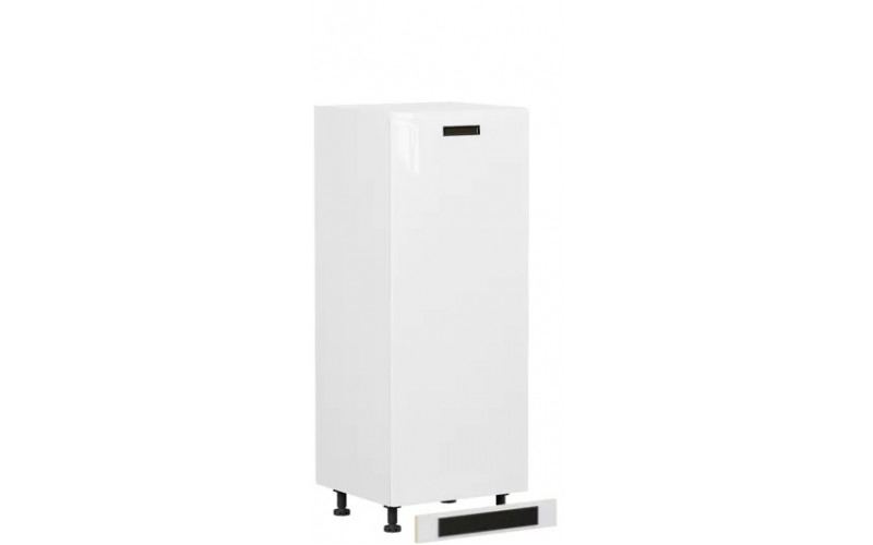TAFNE biely lesk DL60/143, skrinka na vstavanú chladničku v šírke 60 cm a výške 143 cm