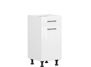 TOP LINE biela D1S40, dolná skrinka so zásuvkou v šírke 40 cm