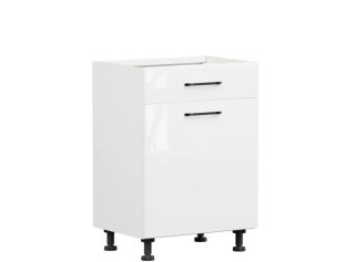 TOP LINE biela D1S60, dolná skrinka so zásuvkou v šírke 60 cm