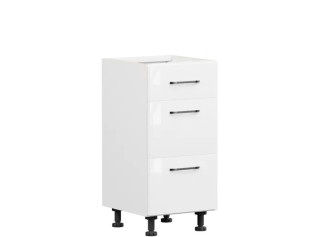 TOP LINE biela D3S40, dolná zásuvková skrinka v šírke 40 cm
