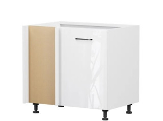 TOP LINE biela DNW105L, dolná skrinka určená do rohu v šírke 105 cm