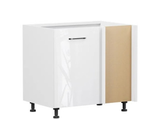 TOP LINE biela DNW105P, dolná skrinka určená do rohu v šírke 105 cm