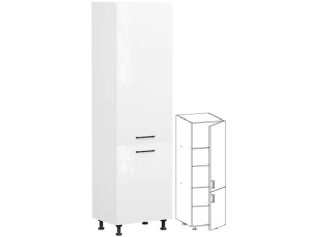 TOP LINE biela D60/207, vysoká skrinka v šírke 60 cm a výške 207 cm