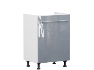 TOP LINE sivý lesk DK60, dolná drezová skrinka v šírke 60 cm