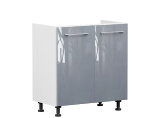 TOP LINE sivý lesk DK80, dolná drezová skrinka v šírke 80 cm