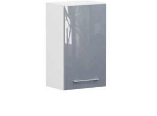 TOP LINE sivý lesk G40/72, horná skrinka v šírke 40 cm