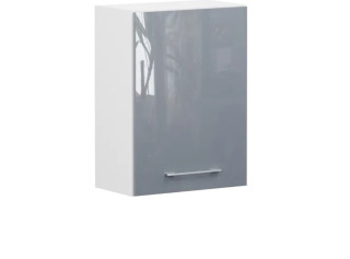 TOP LINE sivý lesk G50/72, horná skrinka v šírke 50 cm