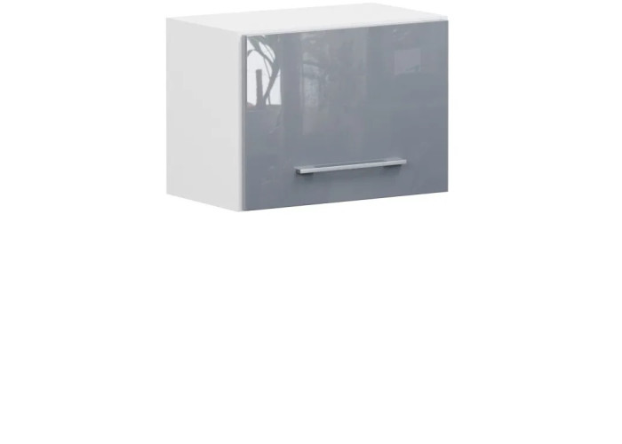 TOP LINE sivý lesk GO50/36, horná skrinka v šírke 50 cm