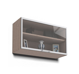 REA ALFA UP KHV60/36-AL horná výklopná skrinka so sklom v AL ráme a v šírke 60 cm a výške 36cm