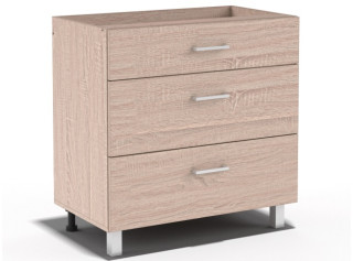 REA ALFA UP KDZ80/72, dolná zásuvková skrinka v šírke 80 cm