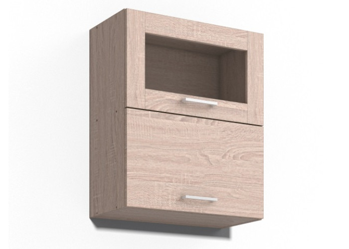 REA ALFA UP KHV60/57-S, horná výklopná skrinka so sklom v šírke 60 cm a výške 57 cm REA ALFA UP KHV60/57-S, horná výklopná skrinka so sklom v šírke 60 cm a výške 57 cm