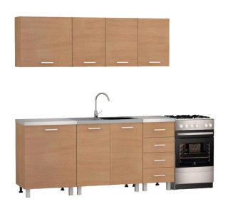 REA ALFA ZZ2 buk, kuchynská linka 180 cm 