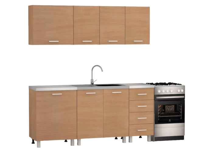 REA ALFA ZZ2 buk, kuchynská linka 180 cm 