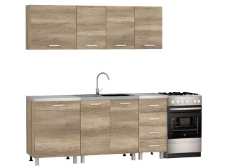 REA ALFA ZZ2 dub canyon, kuchynská linka 180 cm 