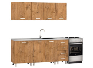 REA ALFA ZZ2 dub lancelot, kuchynská linka 180 cm 