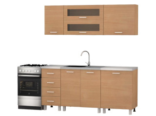 REA ALFA ZZ3 buk, kuchynská linka 180 cm 