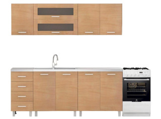 REA ALFA ZZ1 buk, kuchynská linka 200 cm 