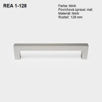 úchytka REA 1-128, hliníková